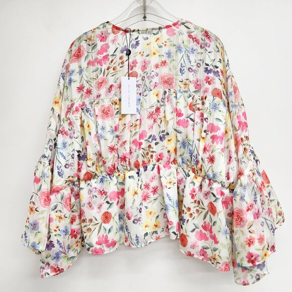 Elie Tahari Floral Top - Picture 9 of 13